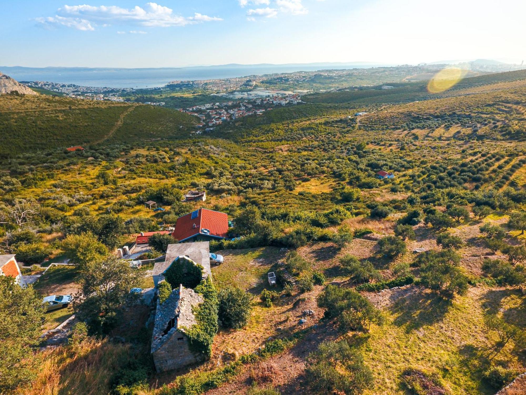 הוילה Olive Garden House In Zrnovnica With A View & Bbq מראה חיצוני תמונה